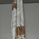 6 x Kitico Peel and Stick Wallpaper White and Grey Contact Paper - Geometric Semi-Circular Removable Self Adhesive for Bedroom Wall Furniture 17.3"x78.7"