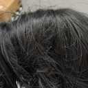 AISI HAIR Black Wig for Women, Long Wavy Lace Hairline Middle Part Synthetic Heat Resistant Wig for Daily Party-26 Inch