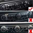 Voodonala Air Conditioner Headlight Center Consoles Switch Knob Cover Trim for 2018-2026+ Jeep Wrangler JL JLU Gladiator JT 4xe Interior Accessories,Green Aluminum Alloy 4pcs