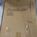 Fiqevs 3 Globe Mid Century Modern Floor Lamp for Living Room, Gold Floor Lamp with Frosted Glass Shade and LED Bulbs, Warm Light Standing Tall Pole Lamp for Bedrooms, Office  Antique Brass