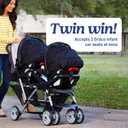 Graco DuoGlider Double Stroller | Lightweight Double Stroller with Tandem Seating Glacier