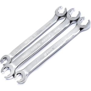 SATA ST09033U - Juego de llaves de tuerca mtrica de pulido completo para quitar o reemplazar tuercas en lneas de combustible, freno o aire acondicionado