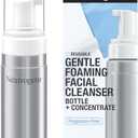 Neutrogena Reusable Gentle Foaming Facial Cleanser Starter Kit, Fragrance-Free Face Wash Concentrate is Gentle Enough for Sensitive Skin, 1 Reusable Pump Bottle & 1 Refill Pack, 7.5 fl. oz