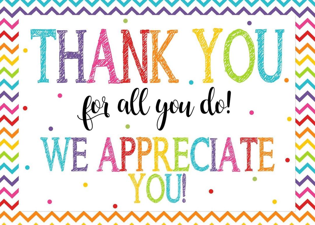 6X4FT Thank You Backdrop Aappreciation Backdrop Teacher Professors Doctor Nurse Staff Appreciation Decorations Banner F106