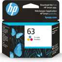 HP 63 Tri-Color Ink Cartridge Printers | Works with Printer Series: DeskJet 1112, 2130, 3630; Envy 4510, 4520; OfficeJet 3830, 4650, 5200 | Eligible for Instant Ink | F6U61AN
