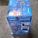 Midea Duo 14,000 BTU (12,000 BTU SACC) High Efficiency Inverter, Ultra Quiet Portable Air Conditioner, Cools up to 550 Sq. Ft., Works with Alexa/Google Assistant, Includes Remote Control & Window Kit (Black)