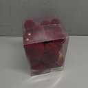 Super Holiday Velvet Christmas Ornaments Set, 35PCS Flocked Shatterproof Assorted Hanging Xmas Tree Ball Decorations, for Home Party Holiday Valentines Day Decor, Burgundy (1.57"-3.14")