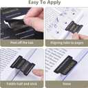 Bible Tabs, 72 Laminated Bible Tabs for Women and Men Study Bible, Easy to Read and Apply, Bible Index Tabs, Large Print Bible Book Tabs, Bible Study Supplies (Black)