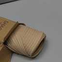 SHACOS 15 inch Round Braided Placemats Set of 6 Cotton Polyester Heat Resistant Table Mats Washable Place Mats for Dinner Party Table Decoration (Light Beige, 6)