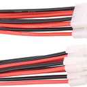 YLP 5pairs Tamiya Plug Male Female Connector Adapter Cable 14awg 10cm for RC Car Lipo Battery Charge