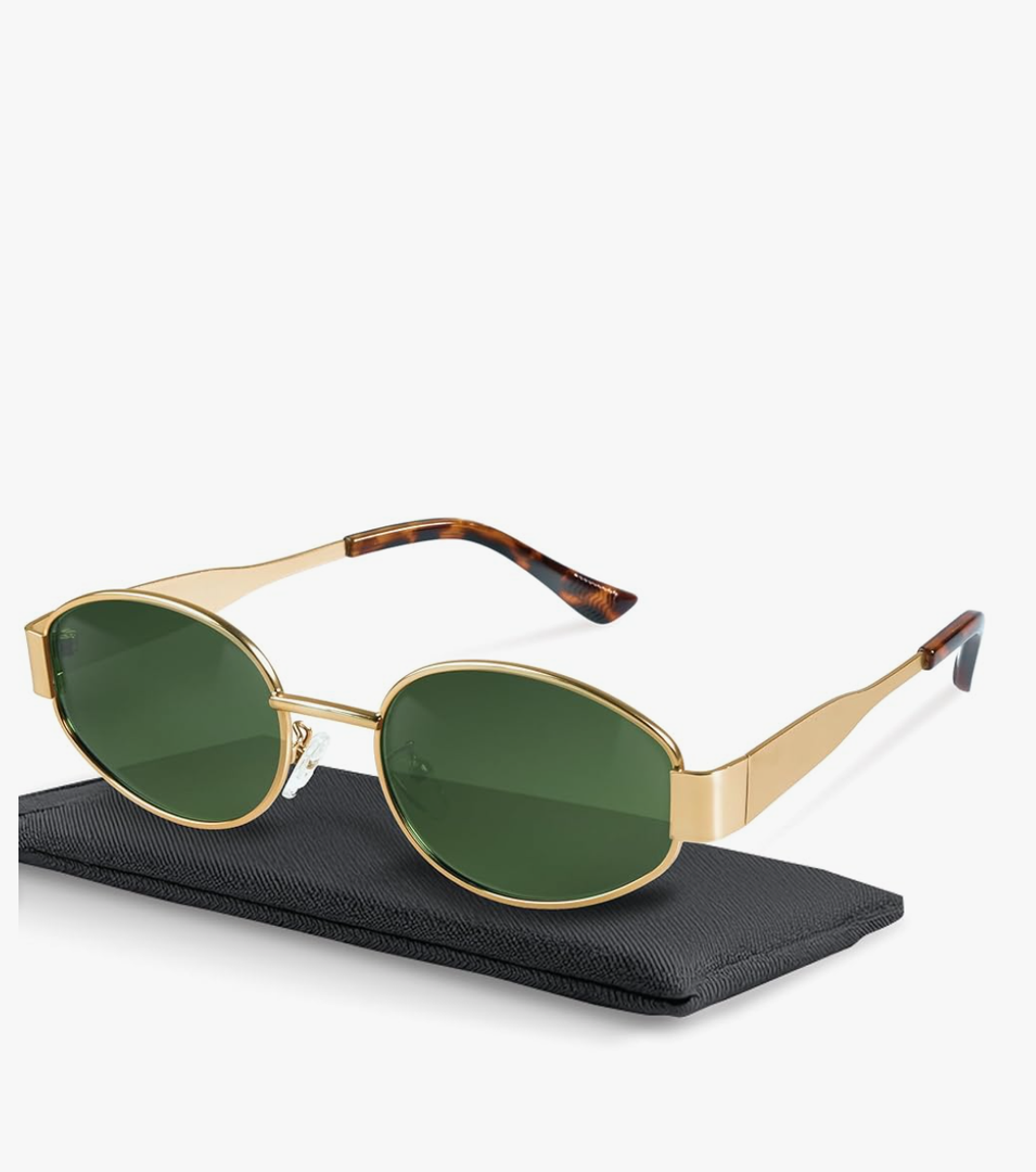 livho 2025 Trendy Oval Sunglasses - Stylish Polarized Shades for Everyday - Retro Metal Frames
200+ bought in past month