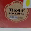 Tissue Box Cover, Red - Pack of 2