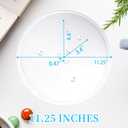 11.25" Universal Microwave Plate Replacement Glass Turntable| Fits LG, GE, Panasonic, Frigidaire, Farberware & More