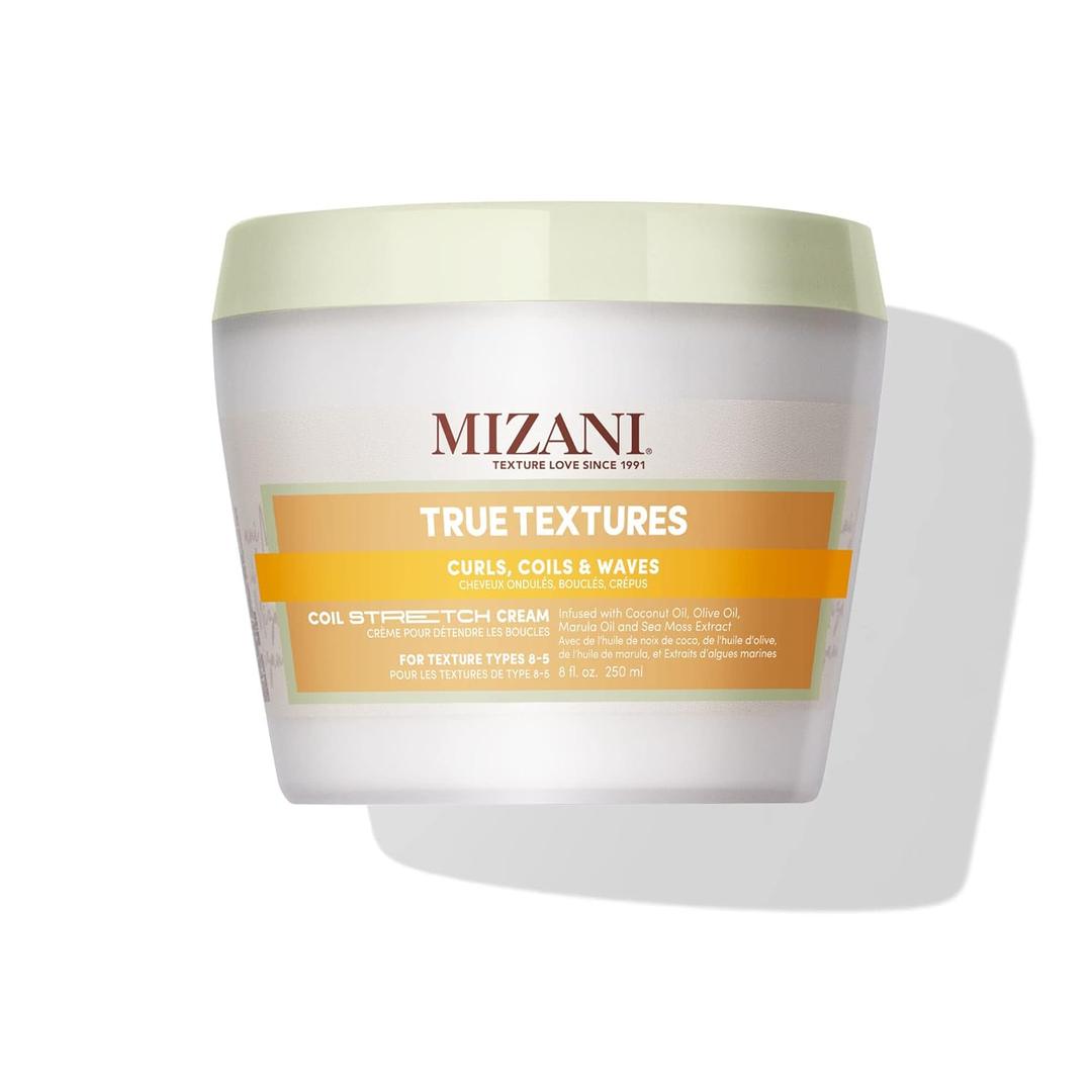 Mizani True Textures Coil Stretch Cream - Soft Hold Curl Shamping Cream, Non-Drying For Curly & Coily Hair (8 Fl Oz (Pack of 1))