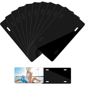 10 Pack 0.45mm Blank Automotive License Plate Plates Tag for Custom Design Work