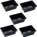 Yardwe 4pcs Plant Nursery Tray Germination Pots for Indoor Breathable Containers for Gardening Transparent Design for Enhanced Growth and Healthy Plants