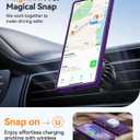 CANSHN Designed for Samsung Galaxy S23 Ultra Case [Full Camera Protection] [Compatible with MagSafe] Translucent Matte Shockproof Protective Phone Cover 6.8 Inch - Deep Purple