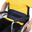 NEPPT Wheelchair Seatbelt Restraints for Dementia Patients Fall Prevention for Elderly Wheelchair Safety Harness for Adults Chair Seat Belt Adjustable Waist Support Straps to Prevent Sliding (Blue)