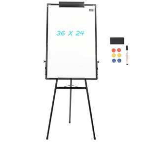 Easel Whiteboard - Magnetic Portable Dry Erase Easel Board 36 x 24 Tripod Whiteboard Height Adjustable