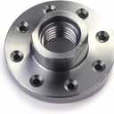 3" Wood Lathe Steel Faceplate Chucks, 1-8TPI Thread Woodworking Accessories Tools (3 inch without screw)