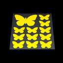RydeSafe Reflective Decals - Butterflies Kit