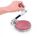 New Star Foodservice 36466 Aluminum Adjustable Hamburger Press, 4-1/2" Diameter, Silver