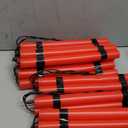 Sratte 24 Fake Dynamite Stick, Red TNT Stick, Fake Toy Weapons Realistic Plastic Pretend Bomb Toys, Army Bundle Bomb Toy for Film Prop Prank Kids Adult