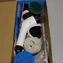 Electric Spin Scrubber, Rechargeable with Upgraded Battery & Extended Runtime, IPX7 Cleaning Brush, 3000mAh Battery 7 Brush Heads 2-Speed Adjustable Long Handle for Bathroom & Tile Floor Cleaning