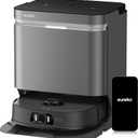 Eureka J15 Ultra Self Emptying Robot Vacuum, 19,000 Pa Suction, Flex-Arm Design, 167 Water Washing & 131F Air Drying, AI Obstacle Avoidance, Black