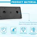 Front License Plate Bracket, Front Bumper License Tag, Black No Drill License Plate Without Screws, Compatible with Dodge Ram 1500 2019-2024, Replace OEM 68274215AE CH1068151