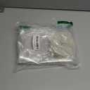 Beeveer 47 x 63 Inch Adjustable Window Insulation Kit for Summer Heat Cuttable Window Plastic Keep Warm in Winter Cool in Summer Transparent Film with Adhesive Straps Reusable Winterizing Cover