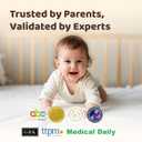 NETVUE Peekababy Baby Camera with Wireless Audio, Adjustable Crib Mount Monitor, Works via 2.4GHz Wi-Fi for Wide Coverage & Stable Connection, Smart App, Two-Way Talk, No Screen (White)