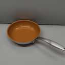 Duxtop Ceramic Nonstick Frying Pan 8" Stir Fry Pan Skillet with Stainless Steel Handle, PFAS Free, Dishwasher & Oven Safe, All Stovetops & Induction Compatible (Copper)