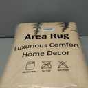 FRAMICS Rustic Cabin Area Rug 6x9 Washable Rugs for Living Room, Soft Faux Wool Bear Rugs for Bedroom Non Slip, Farmhouse Floor Carpet Low Profile Large Throw Rug for Dining Room Home Office Decor