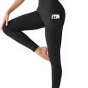 High Waisted Leggings for Women - Tummy Control Yoga Pants for Workout Running Athletic Women's Leggings, Size: Small-Medium