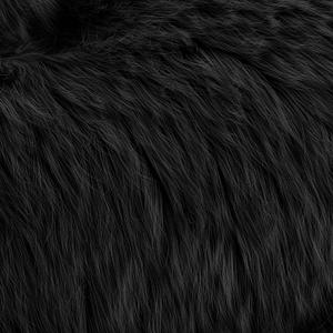 Faux Fur Fabric Craft Fur for Crafts,Gnomes,Costume,Fursuit,Decoration,6018 Inch(Half Yard, Black)