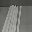 Delamu Cord Cover, 142in Wire Covers for Cords on Wall, Small Cord Cable Hider for 1 Wire, Ease Installation Cords Hider for Wall Mount TV, Paintable Cable Cover Raceway, 95in×0,55in White