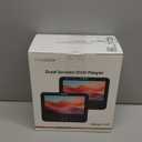 FANGOR 7.5 Inch Dual Car DVD Player, Portable Headrest Video Player for Car with 5 Hours Rechargeable Battery, Last Memory, AV Out/in, Support USB/SD/Sync TV, All Regions (1 Player+1 LCD Screen)