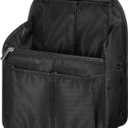 Dansydaisy Mini Backpack Organizer Insert Waterproof Purse Insert Nylon Bag Organizer with Many Pockets for Men and Women, Fits Small Backpacks