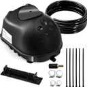 Luckerain Pond Aerator 8000 Gallons Koi Pond Air Pump, Aerators for Outdoor Ponds,Air Pump with Weighted Air Line and Submersible Diffuser Stick