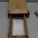 2 Pack Vintage Picture Frame, Display 4 x 6 inch Picture, Oval & Rectangle Decorative Antique Photo Frame for Tabletop, Home Dcor