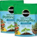 Miracle-Gro Seed Starting Potting Mix, 2-pack 8 qt., For Use in Containers