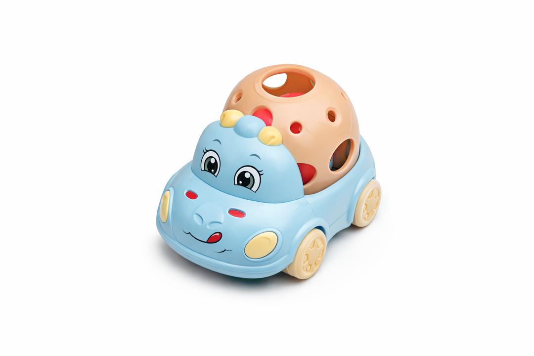 Baby Girl Toys Gifts for 1 2 Year Old Girls, Pink Cars for Babies 6-12 12-18 Months, Push and Go Trucks for Toddlers, Soft Rattle Toys for One 1+ Infants First Birthday Easter Gifts