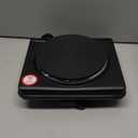 Elite Gourmet Countertop Electric Burner, 1000W Cast Iron Hot Plate, 7 Heat Settings, Portable Cooktop for RV, Dorm, Office & Small Kitchens, Road-Ready & Compact (Single)