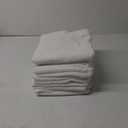 Pleasant Home Bath Towels Set of 6 (24 x 50) 100% Cotton, 515 GSM | Lightweight, Soft & Highly Absorbent Luxury Towels for Bathroom | for Gym, Pool & Spa | 6 Pack, White