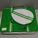 Buuvu Pickleball Bag With 2 Towels – Large Paddle Shoulder Tote With Zipper, Adjustable Strap Pocket | Unisex Sling Backpack For Travel & Gym | Durable Sports Paddle Bag Green