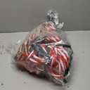 Candy Cane Lights 24 Pack- 168 Red Lights for Outdoor Christmas Decor, Connectable 22 Inch Lawn Pathway Markers for Yard, Patio, Waterproof Walkway Holiday Decorations