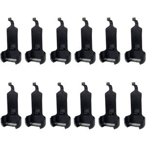 12 pcs Original Walkie Talkie Belt Clip Compatible with Two Way Radio LUITON LT-316 WLN KD-C1 Retevis RT22 Zastone X6 NKTECH NK-U1 Zeadio ZS-B1 TIDRADIO TD-M8 RADTEL RT-10 RADIODDITY R1