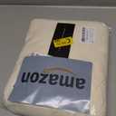 Sleepy Town Queen Size Bed Sheets - 3 Piece - NO Flat Sheet Included - Queen Sheet Set - Soft, Comfy & Cooling - Easy Care - Wrinkle & Fade Resistant - Brushed Microfiber - Deep Pocket Sheets (White)