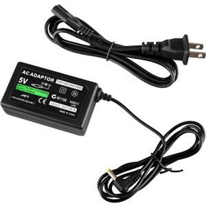 PSP Charger, AC Adapter Wall Charger Compatible with Sony PSP-110 PSP-1001 PSP 1000 / PSP Slim & Lite 2000 / PSP 3000 Replacement